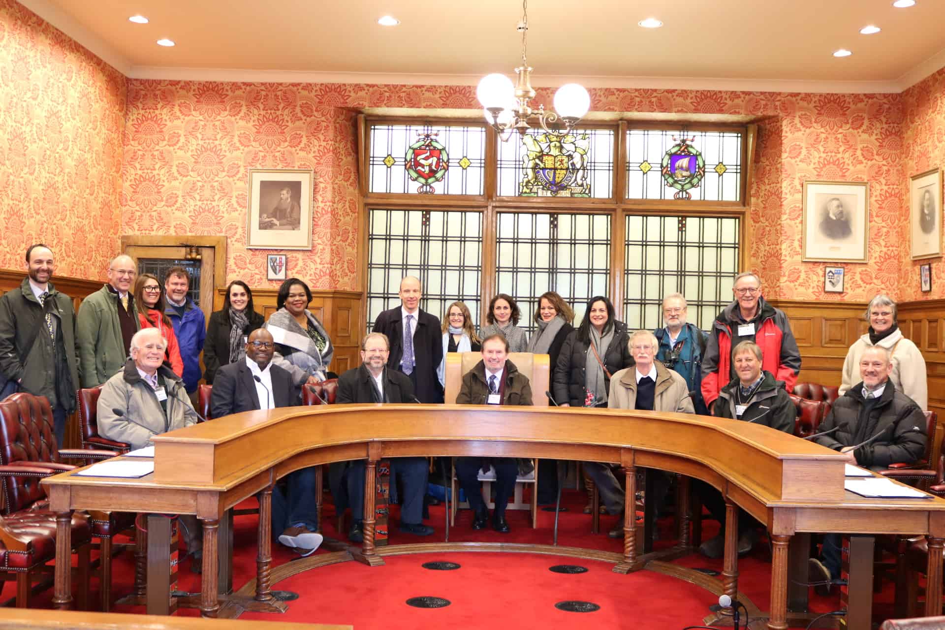 Participants during a visit to the legislative building; Copyright: Isle of Man Government.