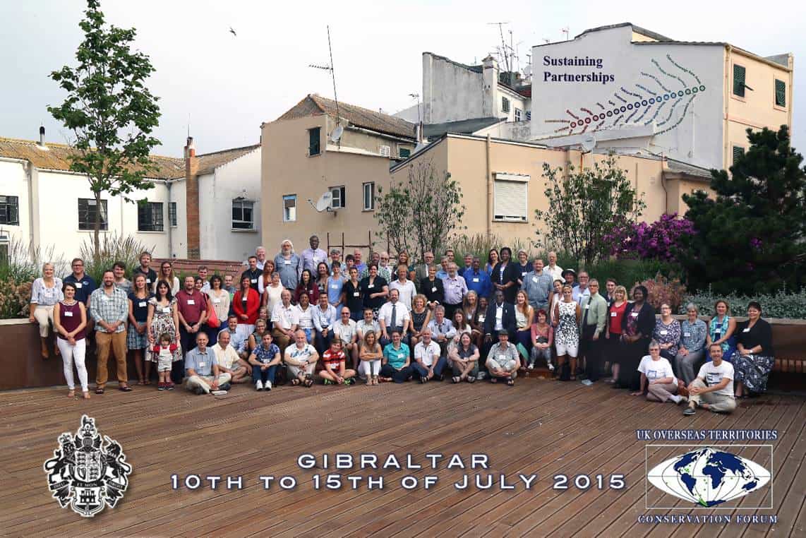 Participants in the Sustaining Partnerships conference 2015; Copyright: UKOTCF/ Government of Gibraltar