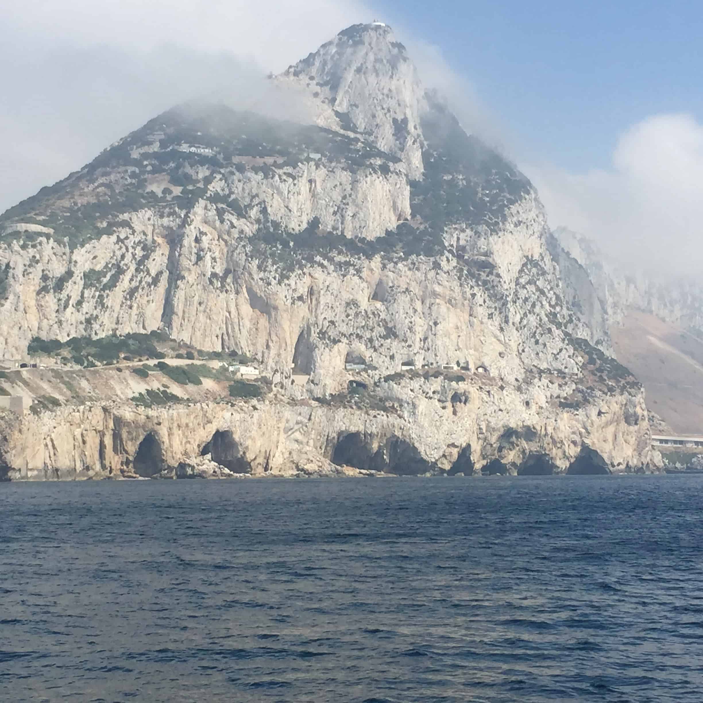 The approach to the Gorham's Cave complex, series of caves on the east coast of Gibraltar. It was a Neanderthal occupation site, used between c. 127,000 and 32,000 years ago; Copyright: Dr Katie Metcalf