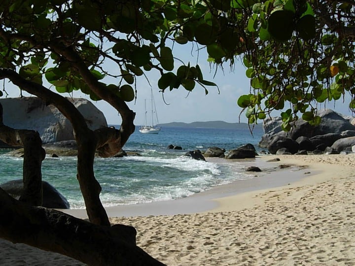 One of BVI's natural assets, the Baths on Virgin Gorda popular with visitors; Copyright: NPTVI