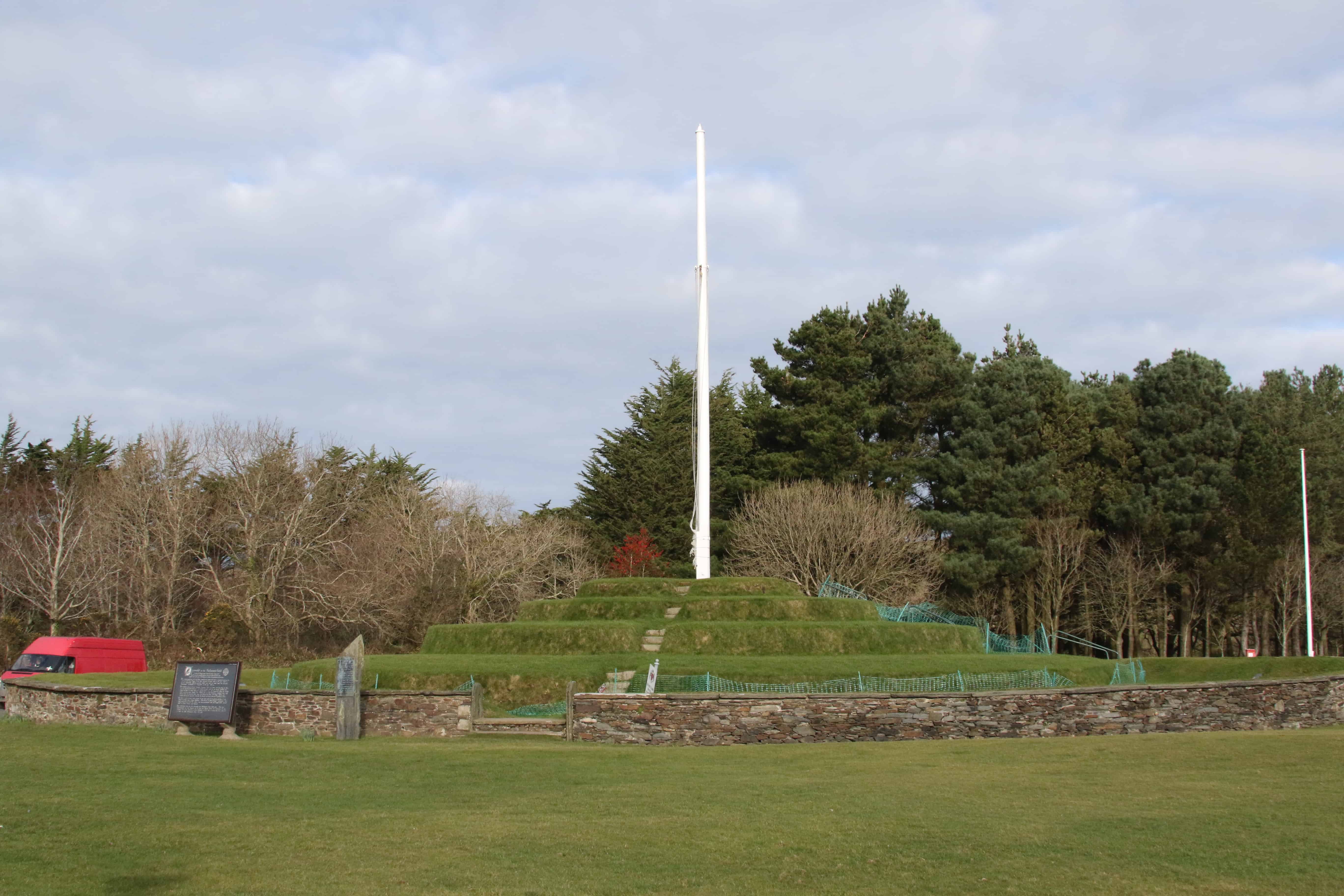 The historic site of Tynwald, the world's longest continuously operating parliament - for over 1000 years; Copyright: Dr Mike Pienkowski