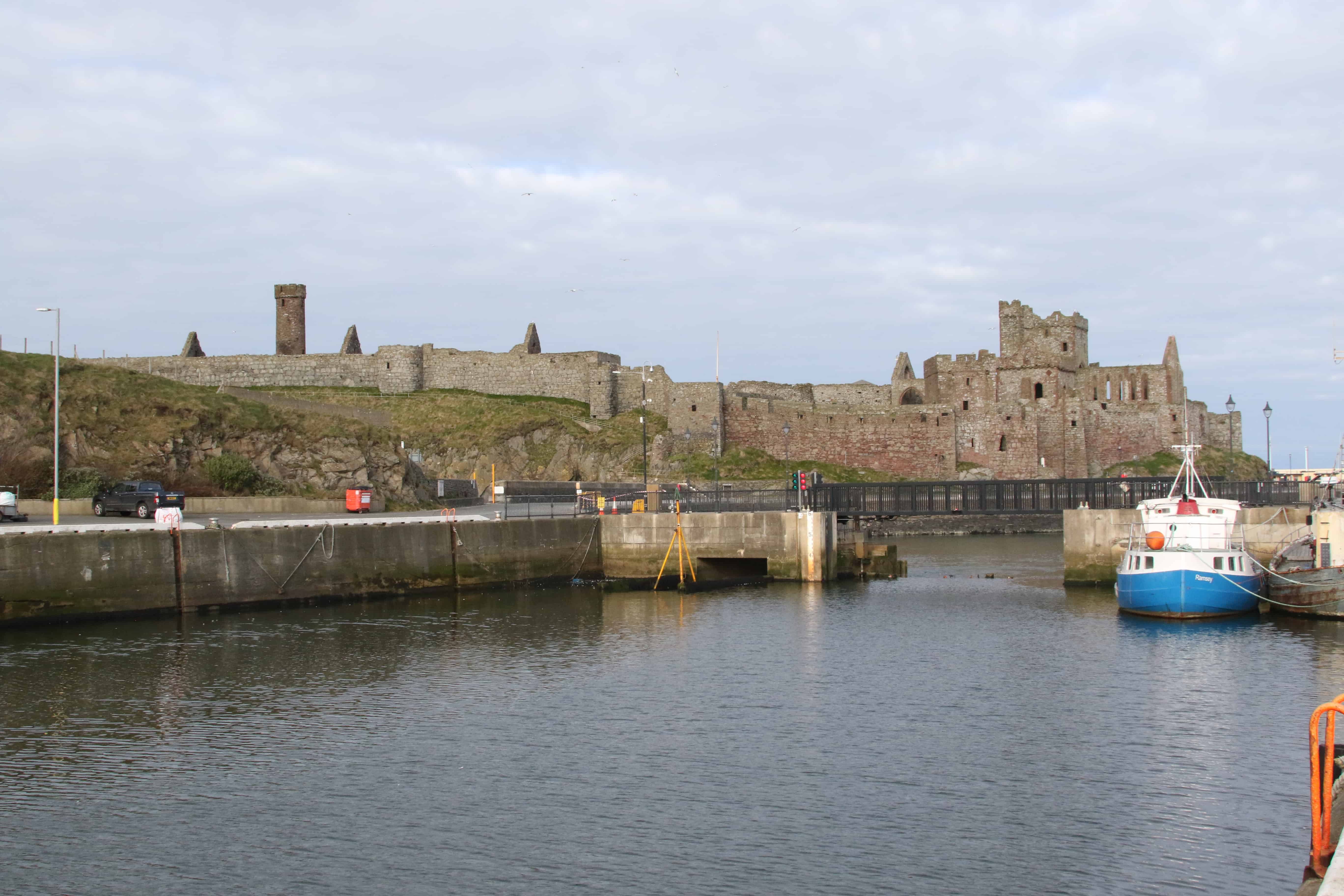 The major fortification at Peel. Copyright: Dr Mike Pienkowski