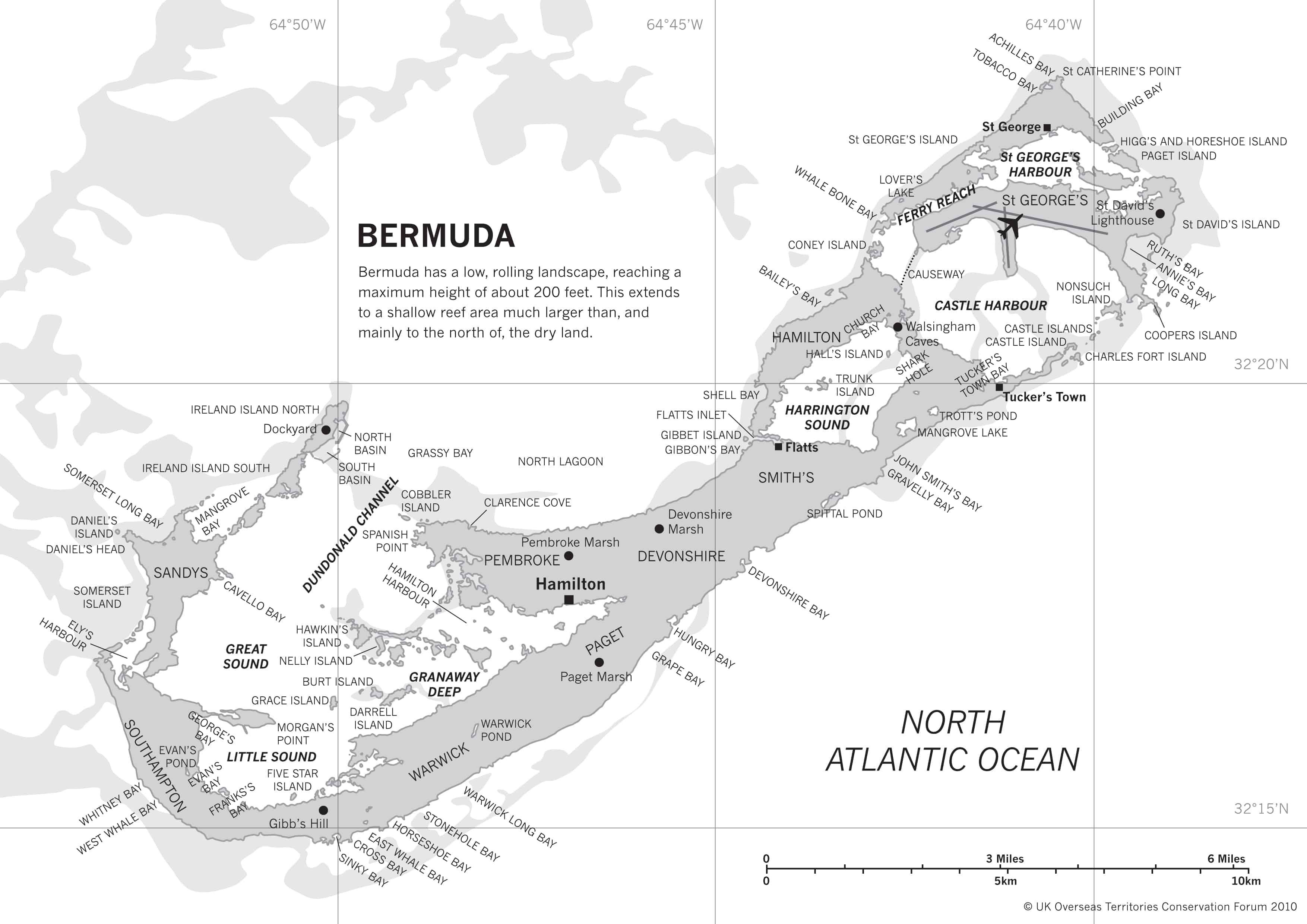 Map of Bermuda