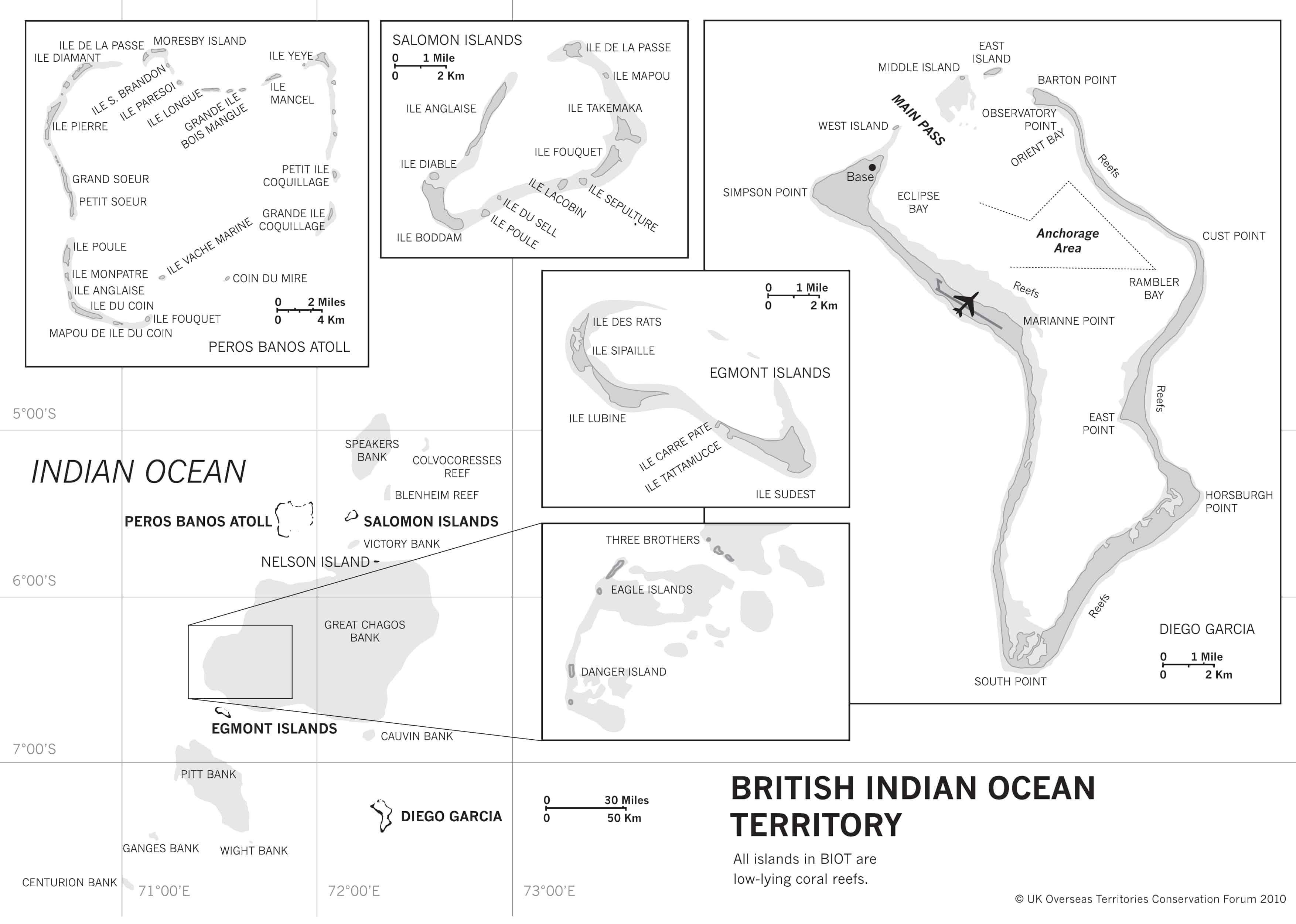 Map of British Indian Ocean Territory