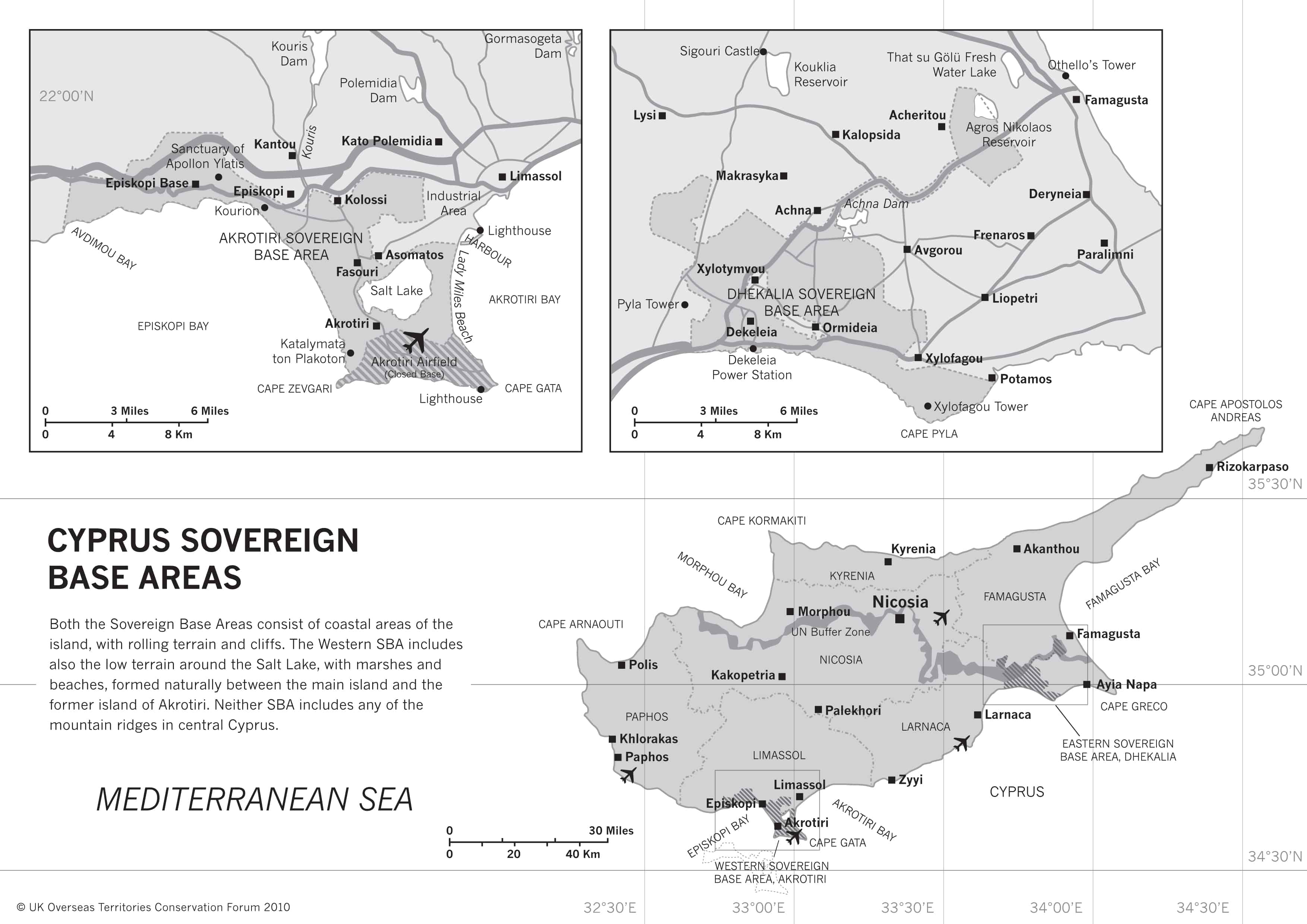 Map of CSBAs