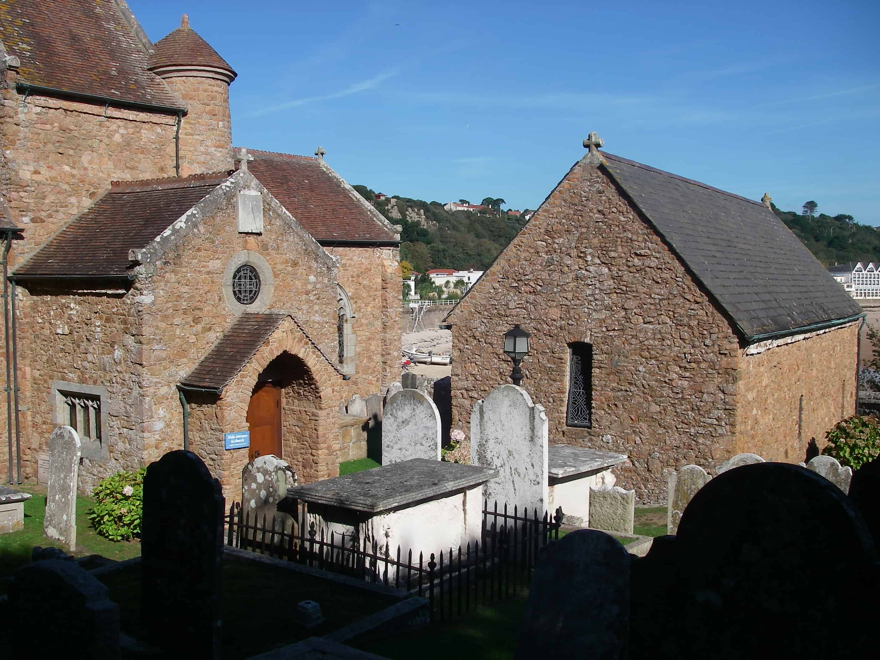 Some of the old churched found on Jersey; Copyright: Dr Mike Pienkowski