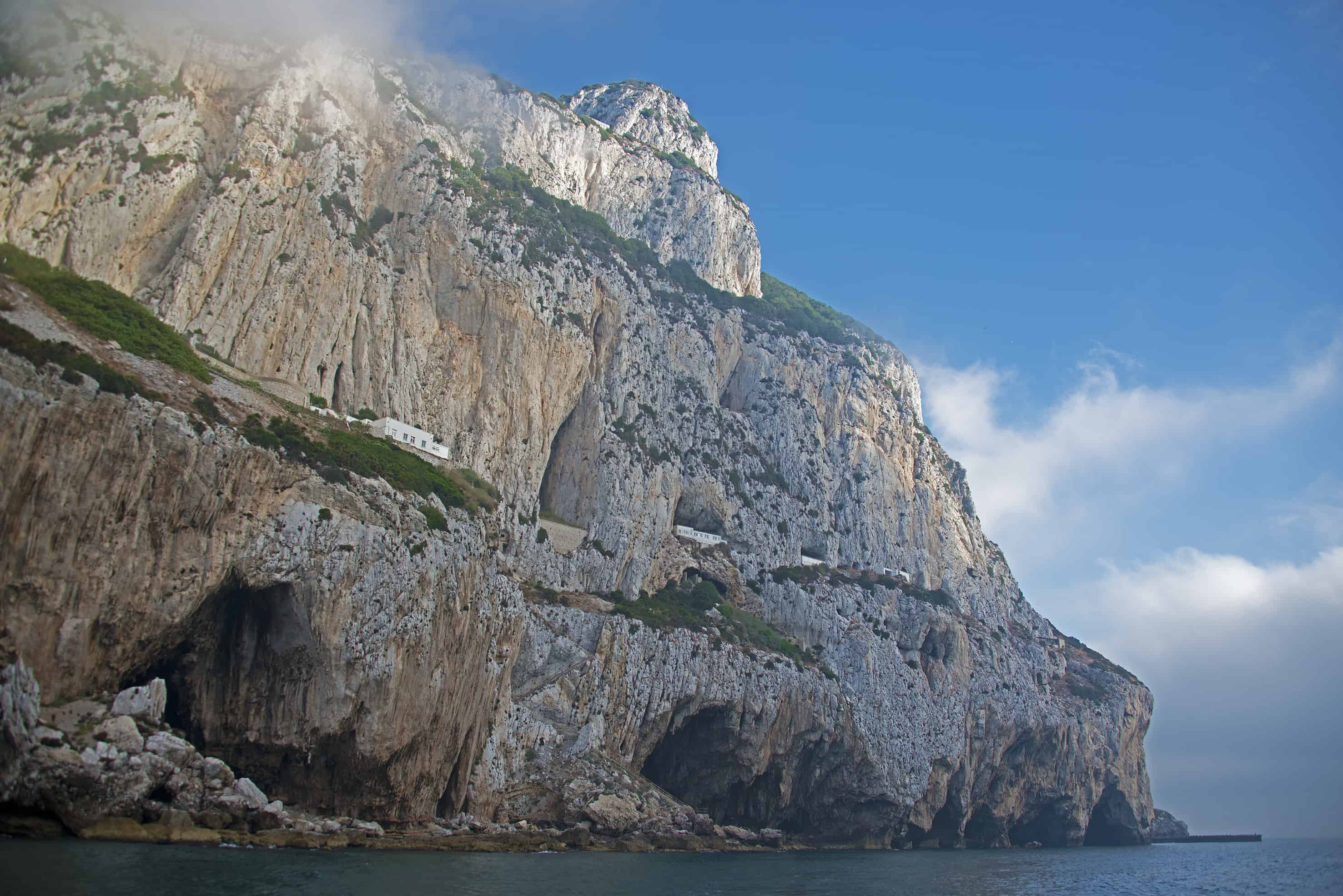 Entrance to Gorham's Cave; Copyright: J.C Finlayson/The Gibraltar Museum